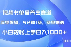 （14283期）DeepSeek+既梦做养生书单号，条条爆款5分钟1条，轻松日入1000+