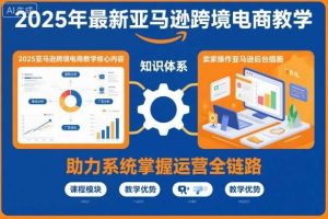 2025年最新亚马逊跨境电商教学,助力卖家系统掌握亚马逊运营全链路知识
