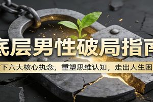 底层男性破局指南：放下六大核心执念，重塑思维认知，走出人生困局