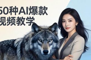 (17815期)50种AI爆款视频教学:影视级古诗词+治愈萌宠+山海经蛟龙,高阶宝典商业落地