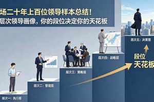(18900期)付费文章:职场二十年上百位领导样本总结!五层次领导画像,你的段位决定你的天花板