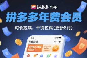 拼多多年费会员,实经验分享操,时长拉满,干货拉满(更新26年06月15日)